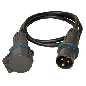 39100302250100, CEE NEO-Leitung mit Stecker und Kupplung 16A 3P 230V 6h IP54, 25m lang und Typ H07RN-F 3G2,5