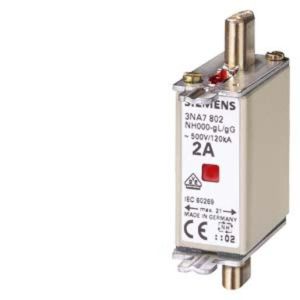 3NA7805, NH-Sicherungseinsatz, NH000, In: 16 A, gG, Un AC: 500 V, Un DC: 250 V