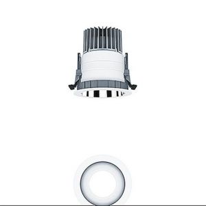 P-INF R100H LED1300-927-65 LDO AL WH LED Decken-Einbauleuchte