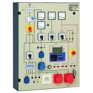 PST 1E-LCD Prüftafel mit eingebautemMeßgerät VDE