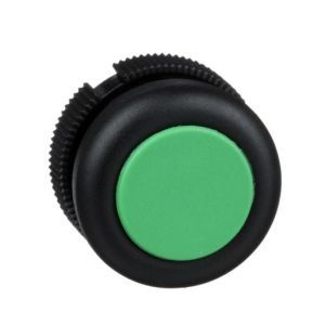 XACA9413, Drucktaster, Frontelement für Hängetaster XAC-A, grün, mit Schutzkappe