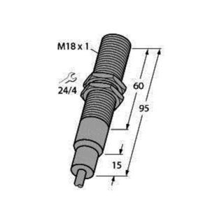 BI5-EM18-AP6/S907 Induktiver Sensor, mit erweitertem Tempe