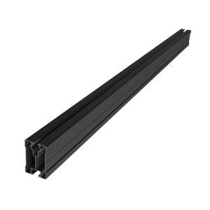 86160-4350 Modultragprofil RAIL 60 schwarz eloxiert