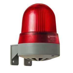 422.120.75, LED-Mehrtonsirene WM 8 Töne 24VAC/DC RD