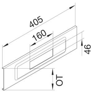 L94267030 Blende AEE 9-fach PVC FB OT 150 sgrau