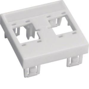 GBVDR45 Montageplatte 45x45mm 2xRJ45 R&M aus PA