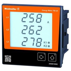 ENERGY METER 750-24, Messgerät elektrische Größen, 480 V, Modbus RTU, Modbus-Gateway, Modbus TCP/IP, Modbus RTU over Ethernet, SNMP, BACnet (optional)