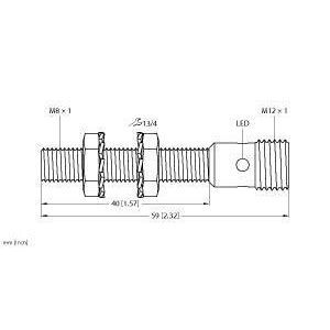 BI2-EG08-AP6X-H1341 Induktiver Sensor, mit erhöhtem Schaltab