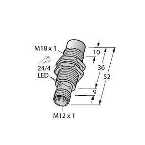 NI15U-MT18-AP6X-H1141 Induktiver Sensor, mit erhöhtem Schaltab