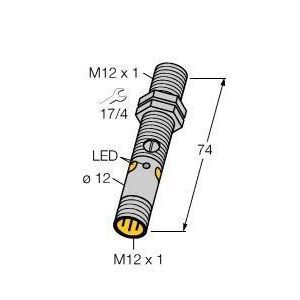 M12PDQ8 Opto-Sensor, Reflexionslichttaster