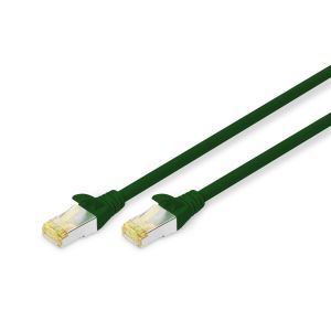 DK-1644-A-200/G, CAT 6A S-FTP Patchkabel, Cu, LSZH AWG 26/7, Länge 20 m, Farbe Grün