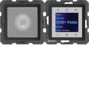 30806086, Radio Touch mit Lautsprecher DAB+, Bluetooth Q.x anthrazit samt
