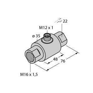 FCI-D03A4-NA-H1141/M16 Strömungsüberwachung, Inline-Sensor ohne