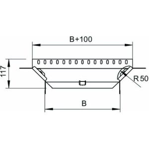 RAA 310 FS Anbau-Abzweigstück mit 2 Winkelverbinder