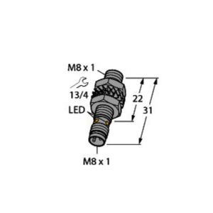 BI2-EG08K-AP6X-V1131 Induktiver Sensor, mit erhöhtem Schaltab