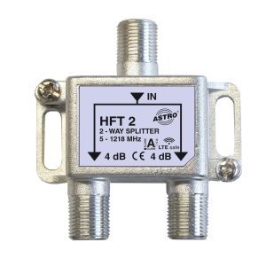 HFT 2, Verteiler 2-fach, 5 - 1218 MHz, Verteildämpfung ca. 4 dB