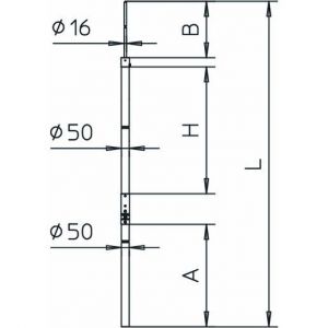 isFang IN 4000 Isolierter Fangmast für isCon-Ableitung