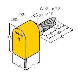 FCS-GL1/2A2P-VRX/24VDC/A Strömungsüberwachung, Eintauchsensor mit