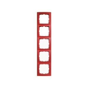 10158962 Rahmen 5fach S.1 rot glänzend