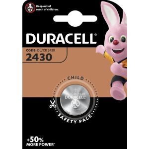 D2430, Li--Knopfzelle CR2430  Li- 3V / 256mAh/Duracell