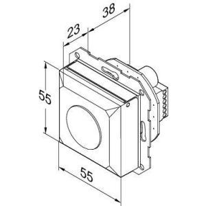 1380E10------00 FT-UP NOTTASTER STANDARD 55  FÜR GIRA /