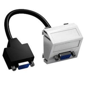 MTS-VGA F AL1 Multimediaträger VGA mit Kabel, Buchse-B