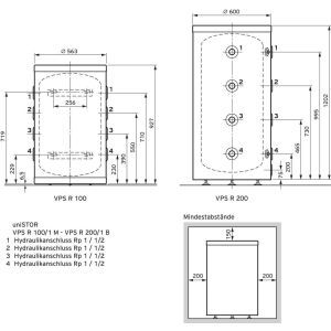 VAILLANT Paket aroTHERM plus für Hybridsystem, VAILLANT Paket 4.051/2 aroTHERM plus VWL 55/6 A S2 für Hybridsystem