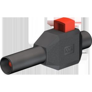 SKLS4, 4mm Sicherheits-Klemmstecker-Adapter schwarz