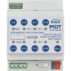 SCN-DA642.04, DALI Control 2x64 Gateway, 4TE, REG