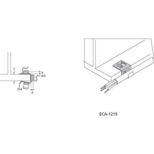 ECA-1215 ECA-1215 E-Klips Trägerklammer Trägerkla