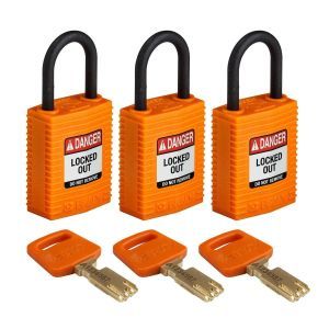 CPT-ORG-25PL-KA3PK SafeKey-Vorhängeschlösser ? kompakt