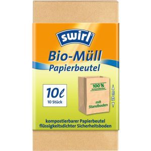 10 l Bio-Müll Papierbeutel,VPE Swirl® 10 l Bio-Müll Papierbeutel,VPE