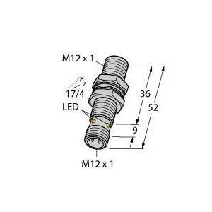 BI6U-MT12-IOL6X2-H1141 Induktiver Sensor, IO-Link Kommunikation