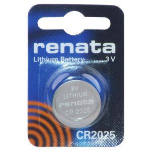 CR 2025 MFR RENATA (1BL), Li--Knopfzelle CR2025  Blisterverpackung/Renata