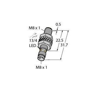 BI2-M08K-VP6X-V1141 Induktiver Sensor, mit erhöhtem Schaltab