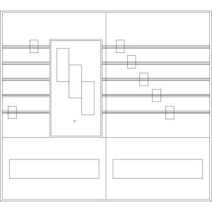 PAR264N Sammelschienen-Feld 5-polig 2-feldrig 1