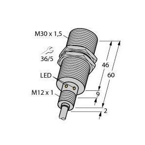 BI15U-EM30WD-AN6X Induktiver Sensor, für die Lebensmitteli