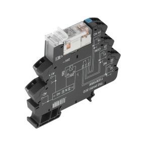 TRZ 12VDC 2CO Relaiskoppler, 12 V DC ±20 %, LED grün,