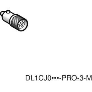 DL1CJ0485 LED-Lampe, gelb für Befehls- u. Meldeger
