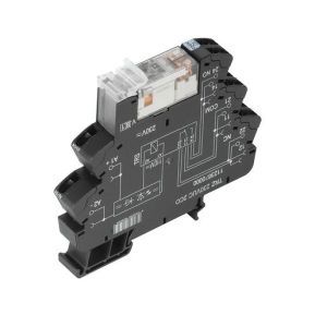 TRZ 24VUC 2CO AU Relaiskoppler, 24 V UC ±10 %, LED grün,