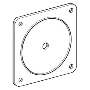 KZ62 IP 65-Dichtung f. 60x60mm Frontschild u.