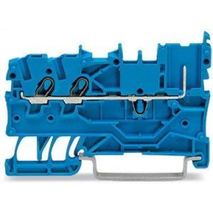 2020-1304, 2-Leiter/1-Pin-Basisklemme;für Tragschiene 35 x 15 und 35 x 7,5;Push-in CAGE CLAMP®;blau