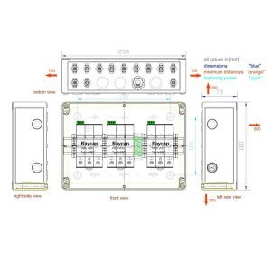 GAK-enwitec-S-1000-3x1R-X-bc-PC-1.0_MC4 Generatoranschlusskasten S-1000-3x1R-X-b