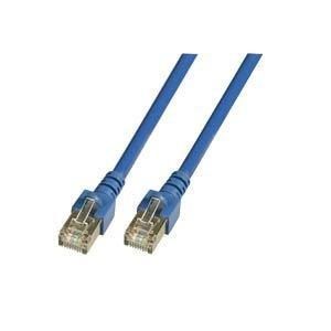 K5459.20, RJ45 Patchkabel SF/UTP, Cat.5e, PVC,CCA, 20m, blau