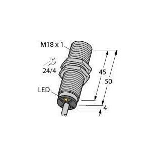 BI8-M18-VN6X Induktiver Sensor, mit erhöhtem Schaltab