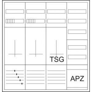 ZSD-ZZTV-1100/APZ Zähler-Komplettschrank für 3-Punktbefest