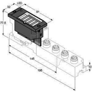 BL67-8DI-P BL67 Elektronikmodul, 8 digitale Eingäng