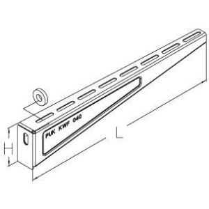 KWF 030F, Wandkonsole gefaltet