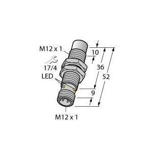 NI10U-EM12WD-AP6X-H1141/3GD Induktiver Sensor, für die Lebensmitteli