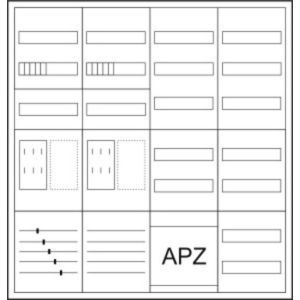 ZSD-ZZ2V-1100-BKE-I/APZ Zähler-Komplettschrank für eHZ, ohne Bes